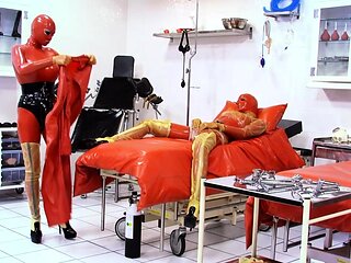 Fist fetish lesbians lick and fist box and cant get enough