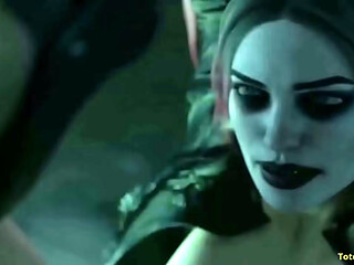 Harley Quinn es el objeto sexual de los maleantes