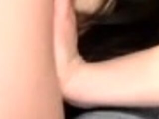 Amateur brunette teen does toy anal on her webcam