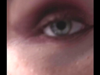 A girl is messing with a macro camera