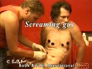 Screaming guy got sewn