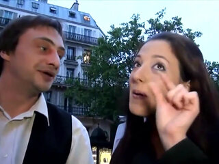 Gangbang for This French Slut with 9 Dicks