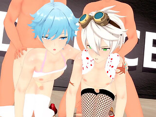 Pop Sex Dance - Genshin Boys (femboy Sex)