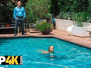 Squeaky Summer Day and Sydney Cole - dad fucks teen dir...