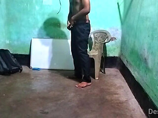 Indian Teacher Flex Her Cock After Class All Students Watching Hunk Teacher Masturbate