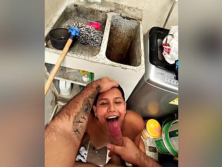 I Find The Employee Relaxing In The Yard And Follow Her To Raise Her Salary