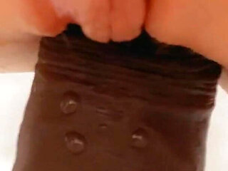 What Do Teenagers Usually Do in the Bathroom? Stretching My Tight Pussy with a Big Cock