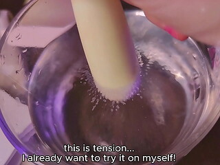 Two vibrators destroy her pussy