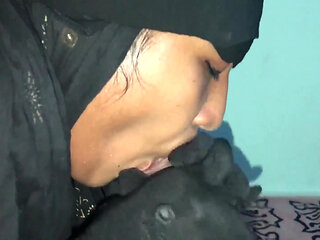 Indian Muslim Girl With Hijab Blowjob Cum Immfuck
