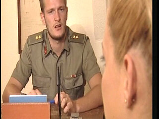 Blonde German with Big Naturals Takes Thick Dick in Vintage