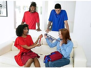 Busty Redhead Takes Big Black Cock In Her Milf Pussy After Swapping Sons With Her Bestie With Olivia Jayy And Sophia Locke