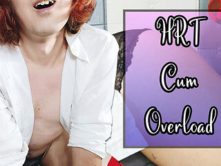 Trans Girl Uses Hitachi and Cums Harder Than Ever Before!!