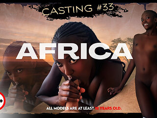 Authentic African Slim Girl's Casting