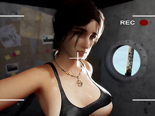 Lara shows off her sexy body on a boat for the camera. 3D Hentai Game Animation