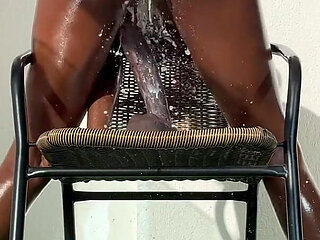 Creamy Wet Ebony Orgasm Squirt
