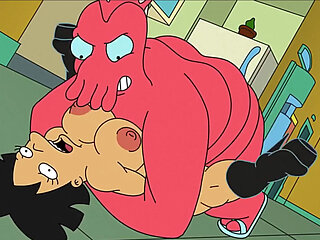 Zoidberg & Amy Classic Cartoon Movie