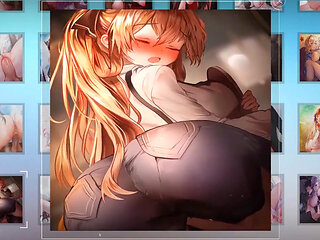 Hentai World Animation Puzzle - Part 7 - Hentai Masturbation by Loveskysanx