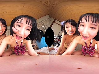 Nipponese naughty nymphs VR incredible porn