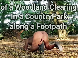 Ass up in Public Woodland