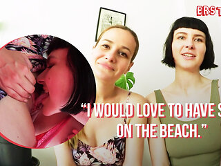Ersties - Hot Lesbians Sally & Delfine Do Naughty Things In a Room