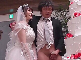 Christian Japanese Wedding With The Busty Bride And The Brides Maid Fucked In Church