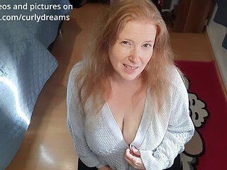 curly_dreams In the picture he looked bigger - your cock is too small for my breasts