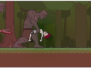 Pixel Baddy Gets Bred And Mind Broke By Huge Orc Cock - Car Toon