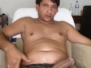 young college amateur has big thick and very hard cock.