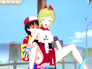 Iridapokemon legend of arcues fucked by trainer: Asian, Creampie  Toy Porn