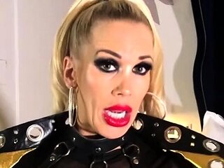 Beautiful blonde nanny and big boobed blonde MILF get pumped