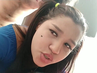 18 year old brunette big saggy tits from New York United States fucking her stepbrother's big dick sonado