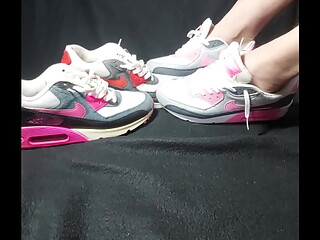 Nike airmax 90 shoeplay fetish