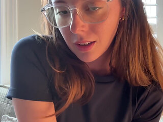 Hottie in Glasses Tells You How to Stroke!