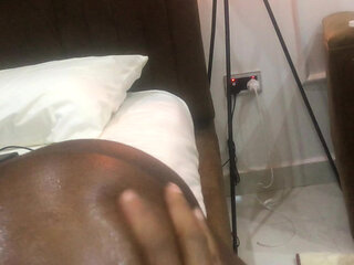 Hot Oiled petite Ebony Massage facesitting  POV Twerk