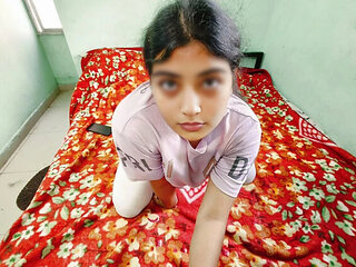 Desi Stepsister Ankita Home Alone Fucked Hard By Stepbrother's Big Black Cock - Tight Pussy Doggystyle