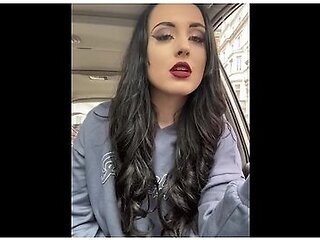 Riley Reid And Ellie Louise - British Chav In Trackies Smokes In The Car! What A Chav !