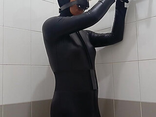 Catsuit & Penis Gag