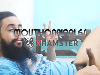 Stroking My Pierced Dick