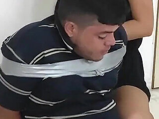 Complaining Boy Bound and Gagged by His Lazy-ass Girlfriend!