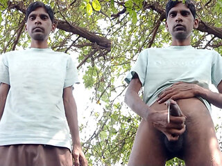 Outdoor Masturbation and Cumming