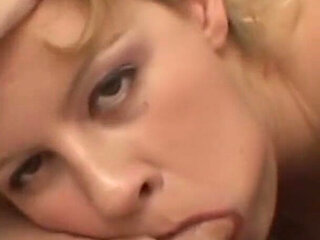 Jerk off and Suck Until the Bitte End - She Begs for More - 14 Men Cum in Her Face