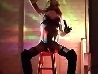 Getting down and dirty with my black fleshy dildos ...