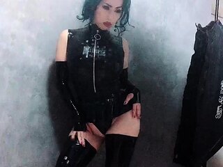 Amateur blondie solo anal masturbation