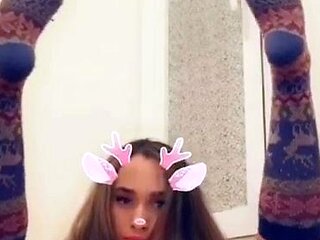 Hairy Pussy Webcam Girl with Big Boobs