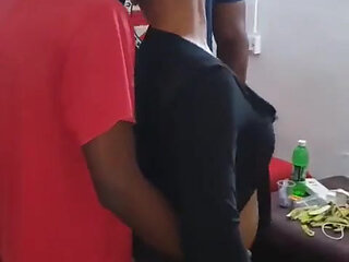 Big Ass Stripper Taking Care of the Boys