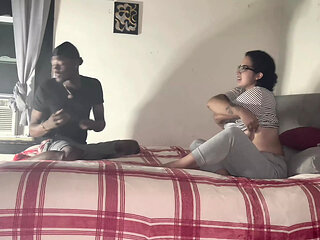 Bigdaddykj: Big Booty Latina Mature Squirts on Big Black Cock Full