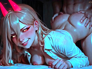 Atkins Heaven Anime Hentai - Petite Girl Rough Doggy Style Fuck with Cum on Face