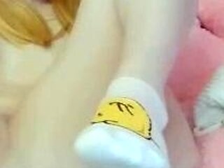 Close up teen masturbation