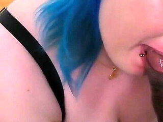 Goth BBW Blowjob - Alice Mayflower