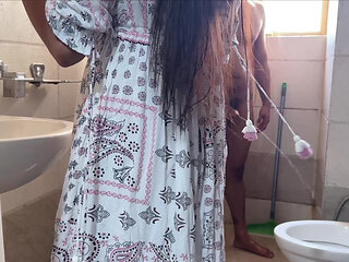 Stepson Saw MILF Saara Naked After Shower and Couldnt Hold His Cock Away From Her Wet Cunt